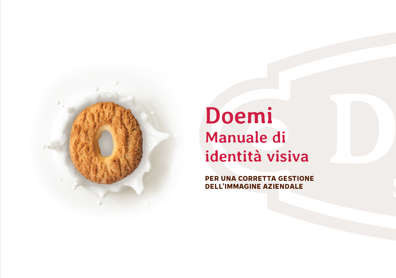 copertina manuale identità visiva della Doemi