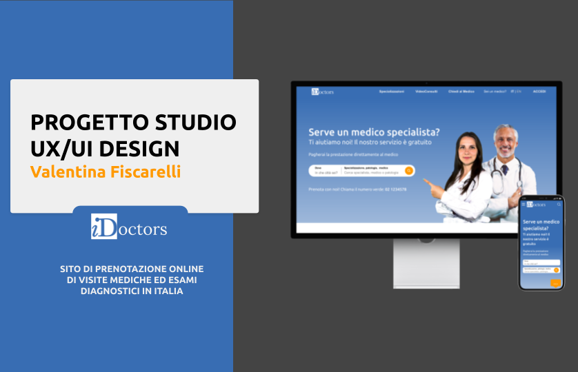 copertina Progetto User Experience design iDoctors